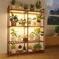 Bamworld Plant Stand with Grow Lights by Bamworld