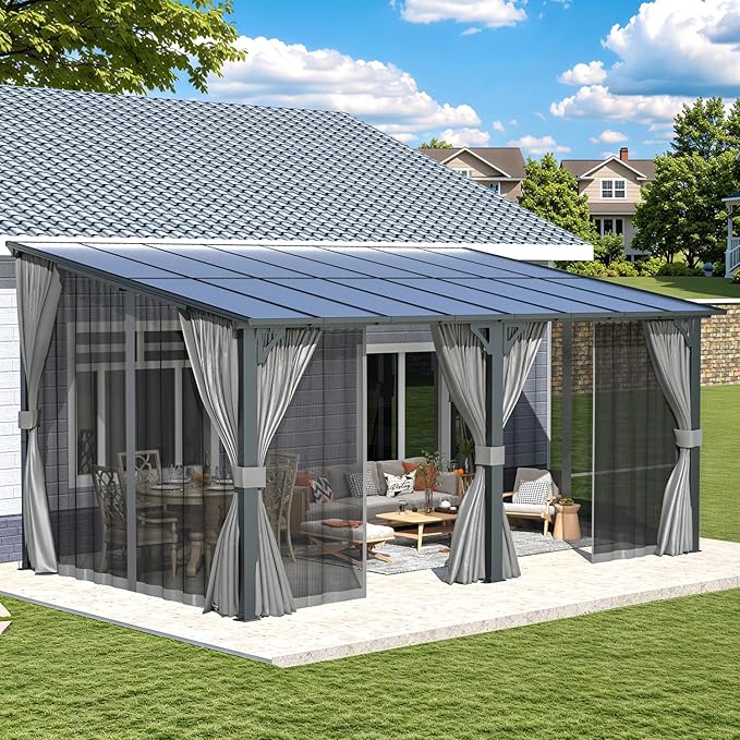 AECOJOY 16' x 10' Gazebo Outdoor Pergola - Image 3