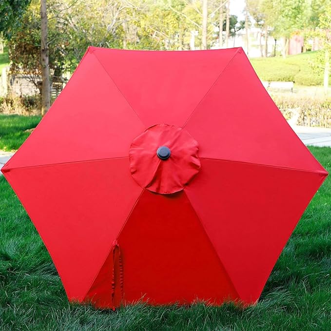 Blissun 7.5 ft Patio Umbrella, Yard Umbrella, Outdoor Market Umbrella - Image 4
