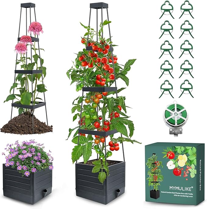 Raised Garden Bed Tomato Planter by MYMULIKEHOME
