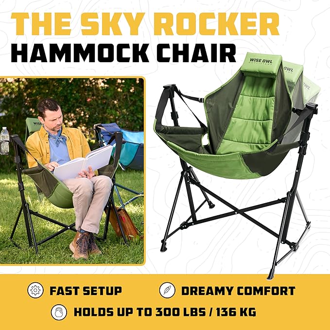 Wise Owl Outfitters Hammock Chair - Image 2