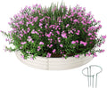 Galvanized Metal Planter Round Raised Garden Bed Kit by ZFHgarden