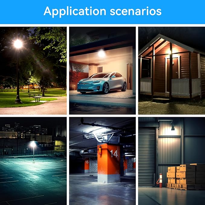 4Pack-250W LED Flood Light Outdoor, 27500lm LED Work Light - Image 6