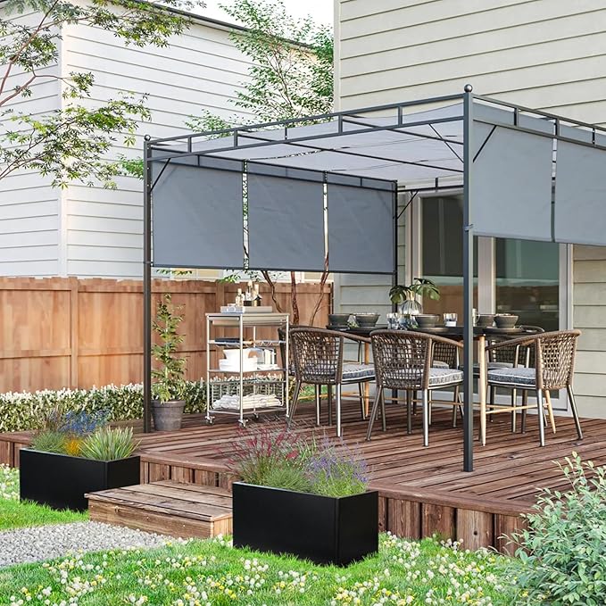Galvanized Steel Metal Planter 25" L x 11" W x 13" H Rectangular Indoor Black - Image 9
