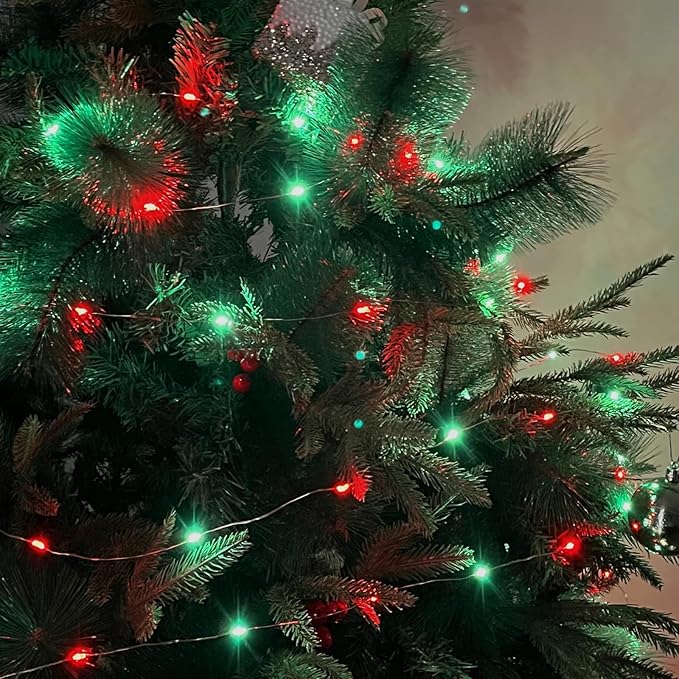 66Ft 200 LED Christmas Fairy Lights Plug in, Waterproof String Lights Outdoor & - Image 4