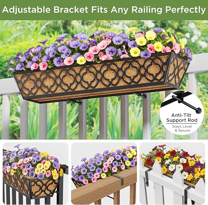 Y&M 2pcs 30" Window Boxes Horse Trough - Image 2