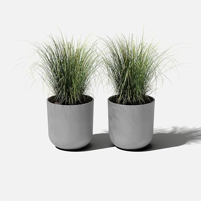 Veradek Round Lima Plastic Planter Pots - Image 8