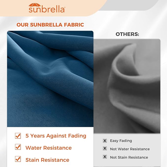 Grand patio 12 FT Sunbrella Cantilever Umbrella - Image 2