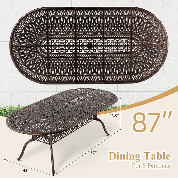 Outdoor Patio Dining Table - Image 3