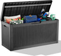 ROJIK Outdoor Storage Housing Deck Box, Waterproof Patio Furniture, Garden Tools by ROJIK