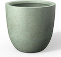 Kante 18 Inch Dia Round Concrete Planter, Indoor Outdoor Large Plant Pot by Kante