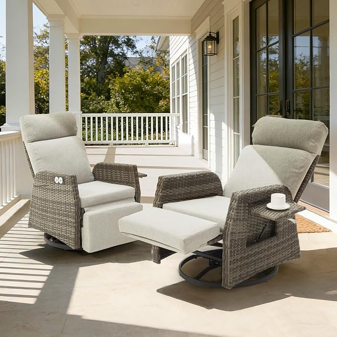 Adjustable Outdoor Recliner Chair by Unknown