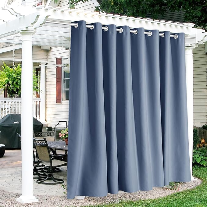 RYB HOME Extra Wide Outdoor Curtains by RYBHOME