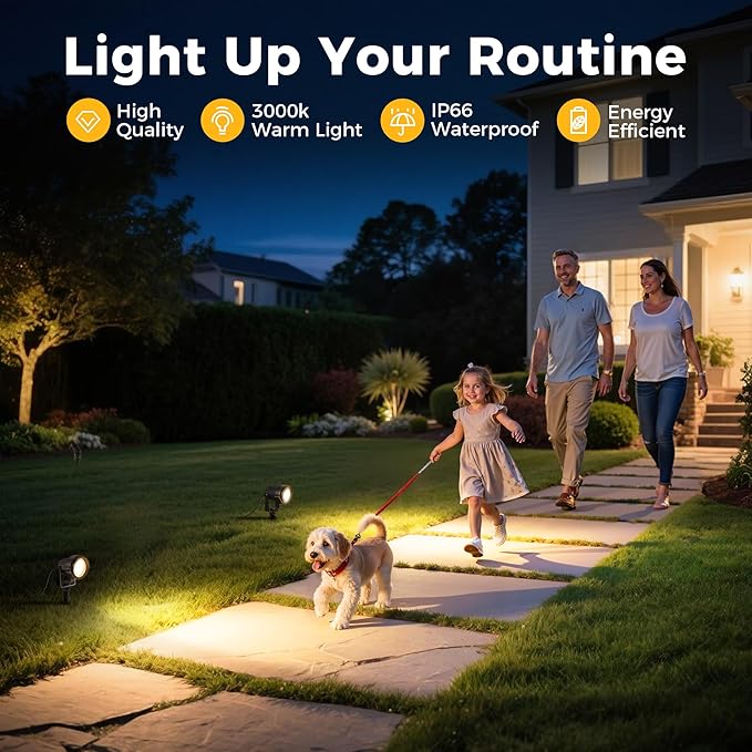 L LOHAS LED 5W Low Voltage Landscape Lighting, Christmas Outdoor Spot Lights - Image 6