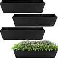 Adnee 4 Pcs 30 Inch Fabric Plant Window Box Liners-Rectangular Non-Woven by Adnee