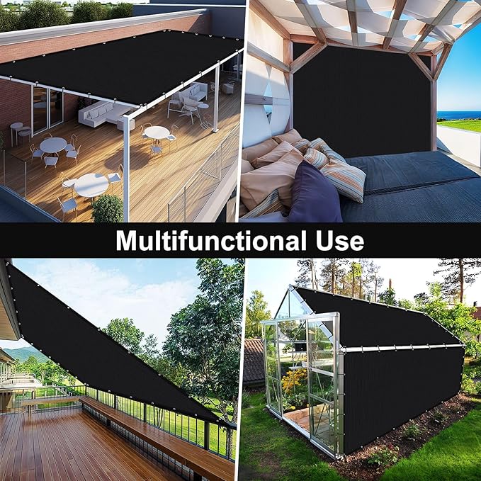 Artpuch 90% Sun Shade Cloth, 4 x 10 FT Pergola Shade Cover Canopy - Image 8