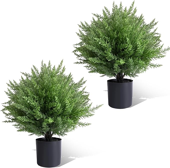 Artificial Topiary Bushes for Outdoors by FAJUNZH