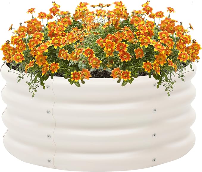 2-Pack 2x1ft Galvanized Raised Garden Bed, Outdoor Planter Bed, Metal Planter - Image 8