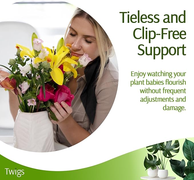 Plant Support Stakes for Indoor & Outdoor Use, Durable Trellis Alternative for - Image 3