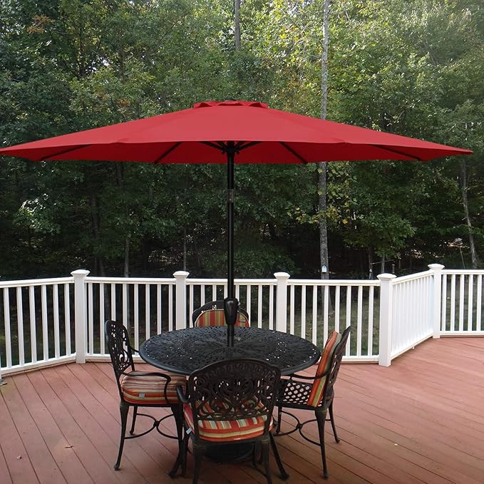 Simple Deluxe 9' Patio Umbrella Outdoor Table Market Yard Umbrella - Image 5