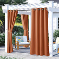 NICETOWN 2 Panels Outdoor Curtains Waterproof, Thermal Insulated Rustproof by NICETOWN