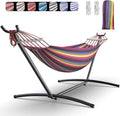 Double Hammock with Heavy-Duty Steel Stand, Easy Assembly, 600lbs Weight by Unknown