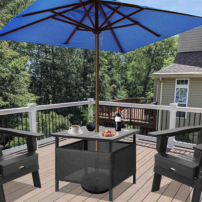 LZRS Adirondack Square Outdoor Side Table - Image 2