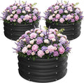 ZXZYHFTY Round Galvanized Raised Garden Bed kit, Round Large Metal Raised by ZXZYHFTY