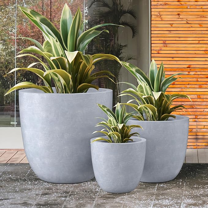 Kante 18", Outdoor Indoor Large Planter Pots - Image 4