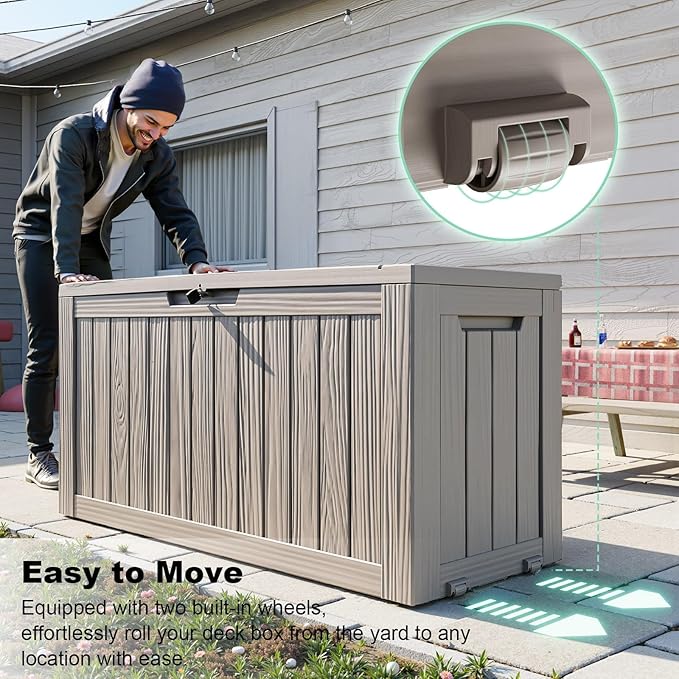 ROJIK Outdoor Storage Housing Deck Box - Image 7