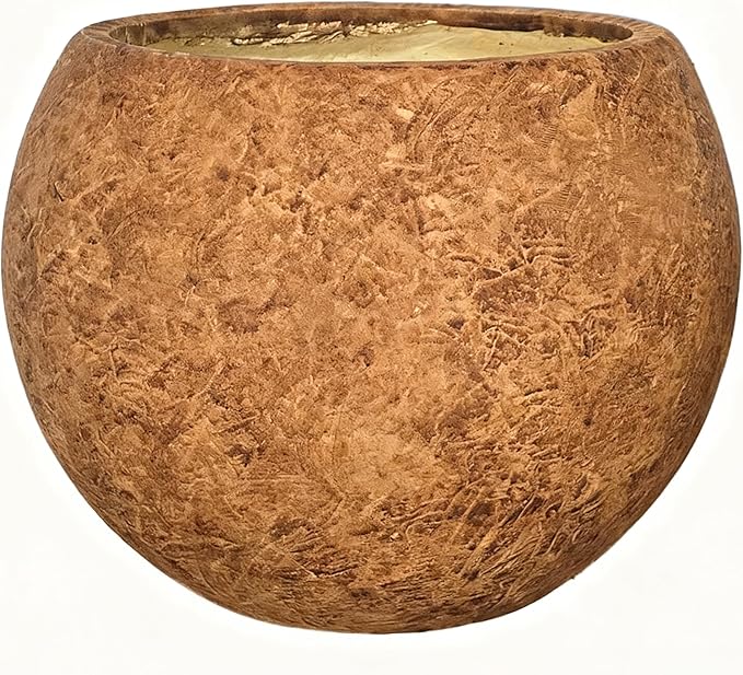 17 H x 21" Dia Round Fiberstone Planter by Panlaolao