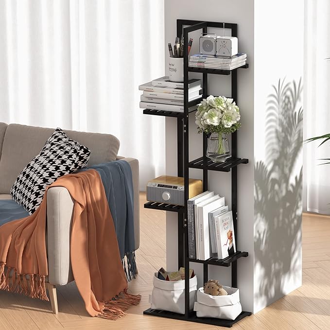 Laiensia Bamboo Plant Stand Rack 6 Tier, Indoor&Outdoor Planter Display Shelves - Image 3