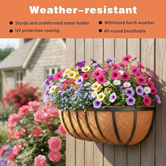 4 Pack 16" Railing Planter Window Box - Image 3