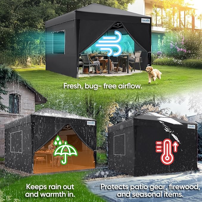 Quictent Privacy 10x10 Pop up Canopy Tent - Image 4
