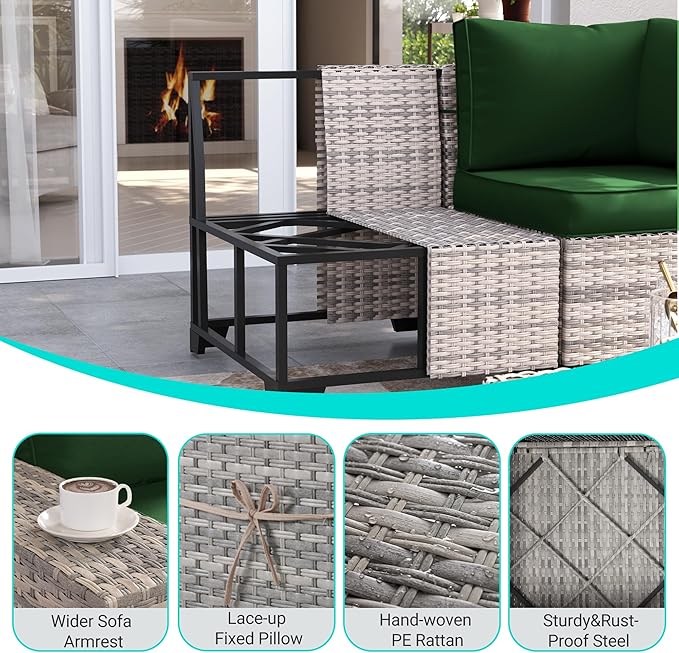 13-Piece Outdoor Patio Furniture Set - Image 4