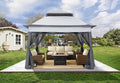 COOSHADE 11x11 Pop Up Gazebo Tent Outdoor Canopy Patio Shelter by COOSHADE