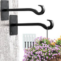 Qiang Ni Bird Feeder Hanger: 8-Inch Wall-Mounted Plant Bracket Outdoor by QiangNi