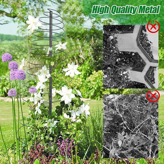 Trellis for Climbing Plants Outdoor, 73inch Tall Plants Trellis Support Metal - Image 3
