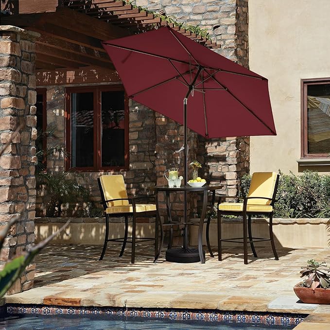 JEAREY 7.5FT Patio Umbrella Market Table Umbrella - Image 3