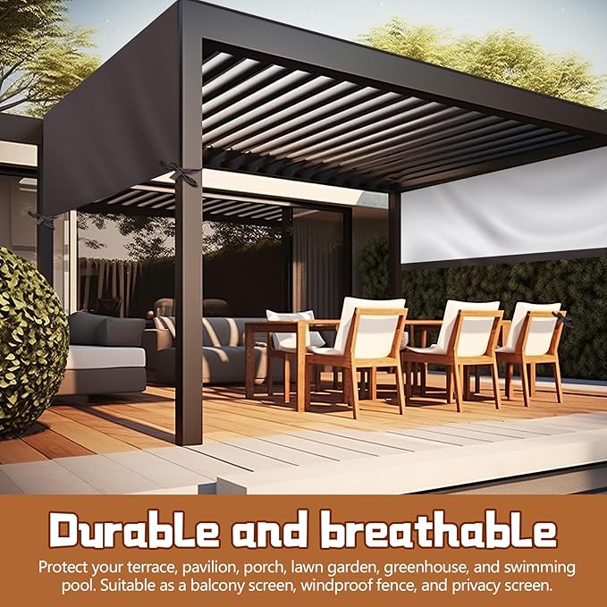 Universal Pergola Replacement Canopy Outdoor Canopy Shade Cover Waterproof - Image 6