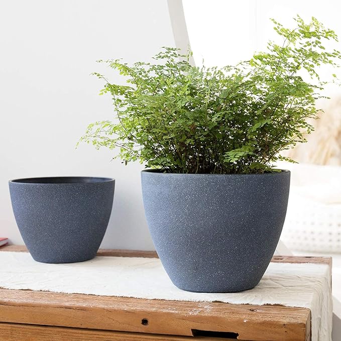 LA JOLIE MUSE Flower Pots Outdoor Garden Planters, Indoor Plant Pots - Image 7