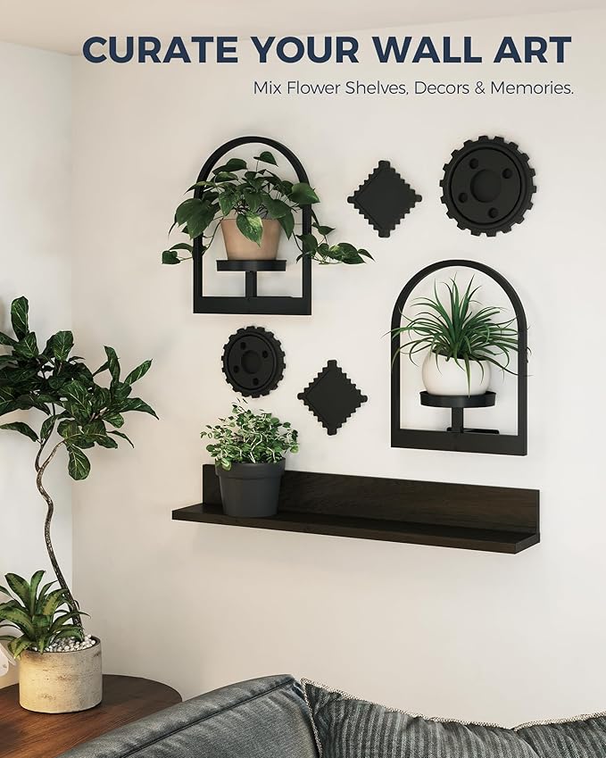 Bamworld Plant Stand Indoor, Plant Hanger Wall Planters - Image 3