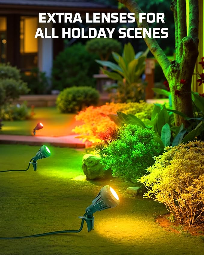 DEWENWILS 120V Spotlight Outdoor, 500LM Waterproof LED Spot Light - Image 3