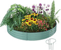 Galvanized Metal Planter Round Raised Garden Bed Kit by ZFHgarden