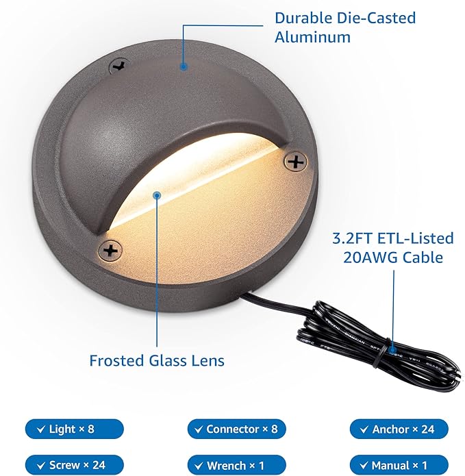 SUNVIE Low Voltage Deck Lights - Image 5