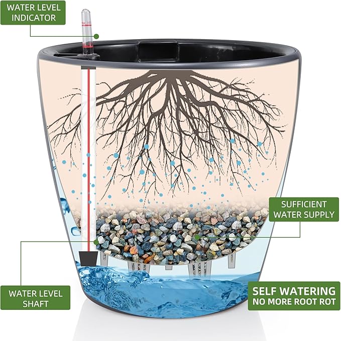 Dexceder 15x14 Self Watering Planter - Image 2