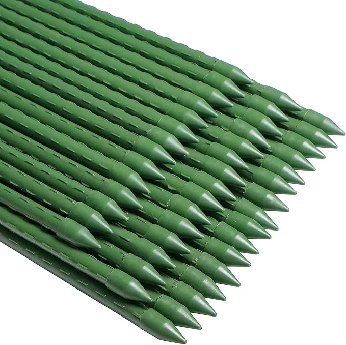 WAENLIR Garden Stakes 48 inch 4ft Sturdy Tomato Stakes, Plant Stakes by WAENLIR