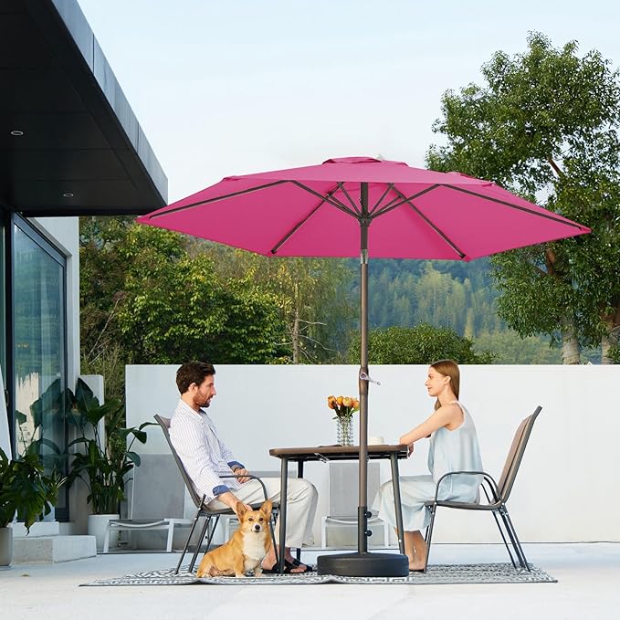 JEAREY 7.5FT Patio Umbrella Market Table Umbrella - Image 7