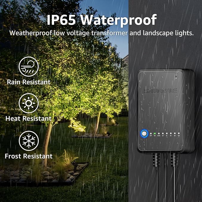 SUNVIE All-In-One LED Landscape Lighting Kit, 3000K Waterproof Outdoor Uplights - Image 5