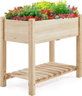 Yaheetech 34x18x30in Raised Garden Bed, Planter Box by Yaheetech